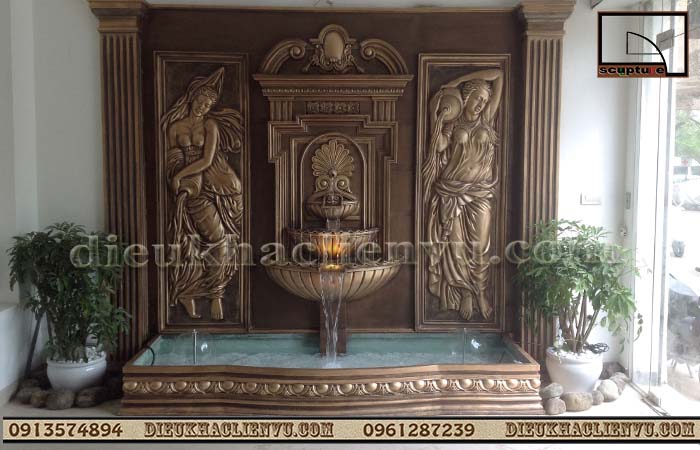 Tranh phù điêu châu Âu được ứng dụng trong nhiều không gian khác nhau